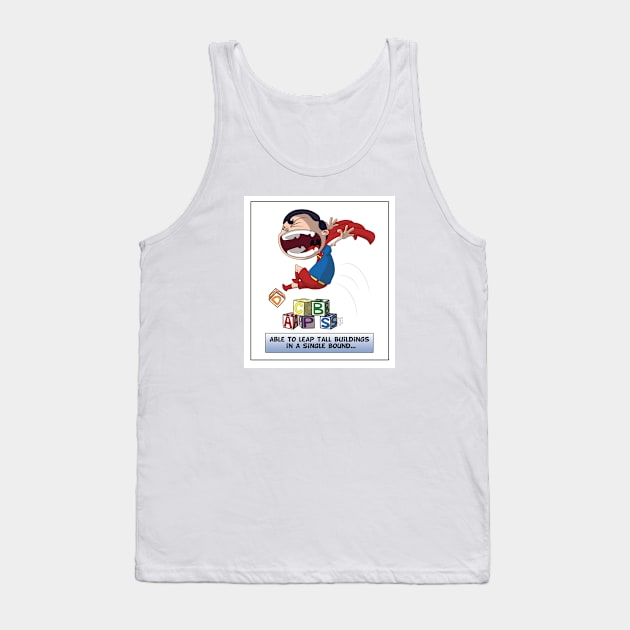 Look its a Bird! - Leaping tall buildings Tank Top by Joshessel